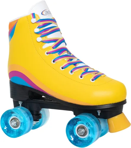 Miniatura 7 de Nattork Patines de rodillos para mujeres, diversión al aire libre, patines de derby de moda para hombres, niñas, niños, patines para pistas cubiertas