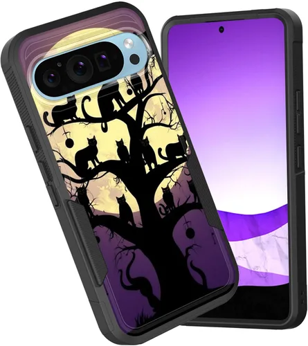 Miniatura 27 de Funda para Pixel 6A, funda híbrida de doble capa resistente a prueba de golpes de policarbonato duro de silicona suave TPU para Google Pixel 6A