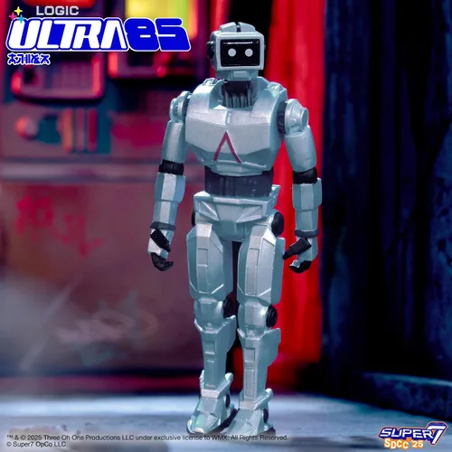 Miniatura 2 de Super7 Reaction Figure Logic ATM-301 (Azul) - Figura de acción Logic de 3.75" - Coleccionables clásicos de ciencia ficción y hip hop y juguetes retro