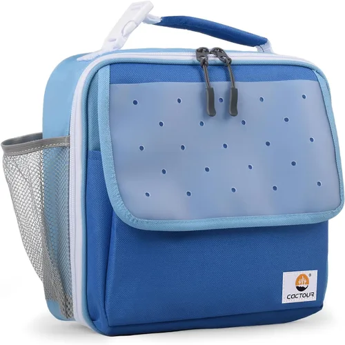 Miniatura 19 de CaCTOUR Lonchera para Niños, 2 Paquetes Bolsa de Almuerzo Aislada para Niñas y Niños, Bolsa Suave Mini Enfriador Regreso a la Escuela Bolsa