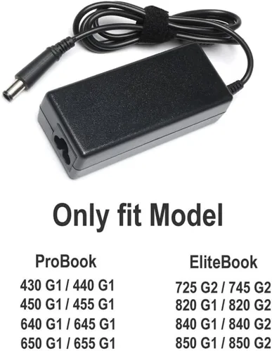 Miniatura 2 de 65W para HP Probook 650 640 645 655 450 455 430 440 G1 cargador/EliteBook 840 850 G2 G1 Cargador Pavilion DV7 DV6 Cable de alimentación