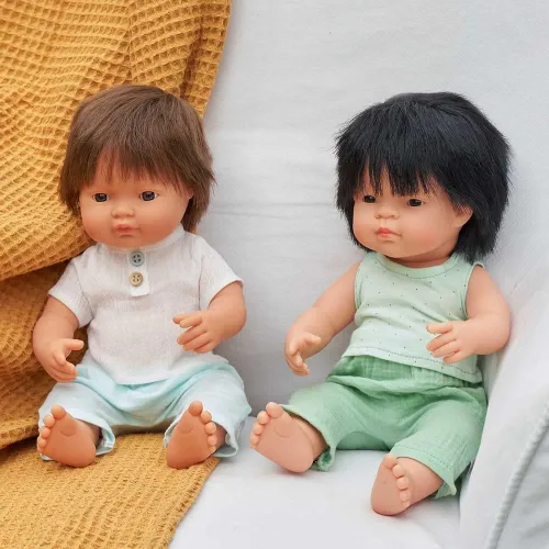 Miniatura 4 de Miniland Muñeca Niño Asiático 15'' (Caja) - Hecho en España, Anatómicamente Correcto, Calidad