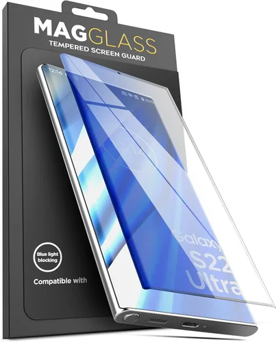 Miniatura 9 de magglass Protector de pantalla de privacidad para Samsung Galaxy S22 Ultra templado tintado (S22-ULTRA 6.8 pulgadas)