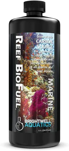 Brightwell Aquatics Reef BioFuel - Suplemento de carbono orgánico para acuarios marinos y de arrecifes, ayuda al crecimiento de bacterioplancton que