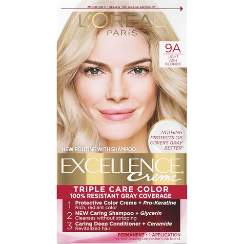 Miniatura 53 de L'Oreal Paris Excellence Crème - Tinte permanente para el cabello, color de cabello de triple cuidado, complejo Pro-Keratine para una cobertura