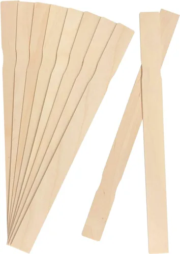 Paquete de 5 palitos de pintura, palitos de madera para manualidades, palitos de pintura de 12 pulgadas para mezclar epoxi y resina, agitadores de