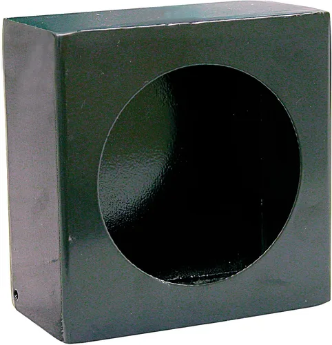 Miniatura 9 de Jalón LB6123 de luz redonda dual de Buyers Products, acero con recubrimiento en polvo negro, diseñado para luces DOT redondas de 4 pulgadas, mide 3