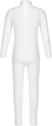 Miniatura 23 de Body de manga larga para niños y niñas, con cuello alto, cuerpo completo, leotardo de gimnasia