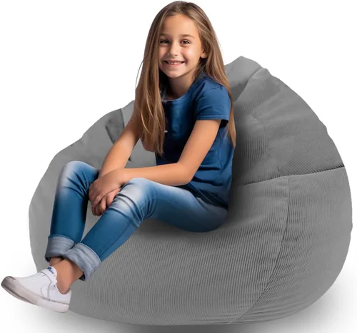 Miniatura 14 de Stuffed Animal Bean Bag Storage Chair Cover (No Filler) Soft Washable Stuffable Removable Premium Organizing Plush Toys Comfortable Organizer Keep