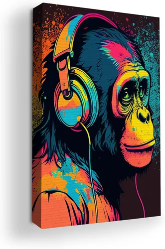 Miniatura 93 de Mavis Print - Lienzo decorativo para pared con diseño de conejo/conejo, 36 x 36 pulgadas, decoración de pared de animales impresos en HD y marco