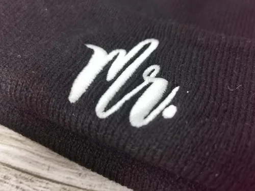 Miniatura 3 de Hepandy Gorros de punto Mr and Mrs para hombre y mujer