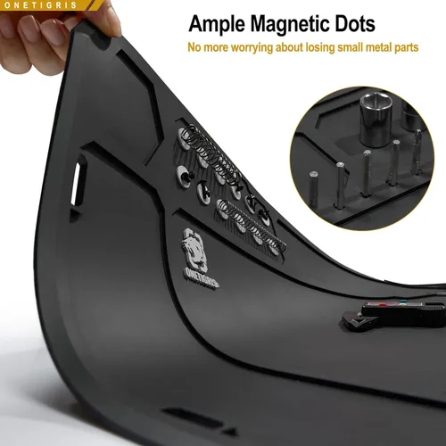 Miniatura 2 de OneTigris Gun Clean Mat Magnectic for Table, Extra Large 48"x16" Anti-Slip Rubberized Repair Mat for Gun Parts, Protects Work Surface from Solvents