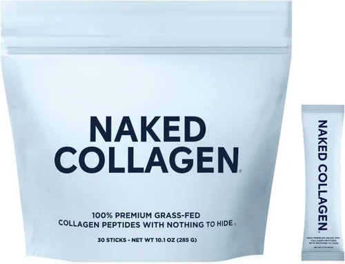 Miniatura 15 de Naked Collagen - Proteína en polvo de péptidos de colágeno, 60 porciones criadas en pasto, suplemento de colágeno hidrolizado alimentado con pasto