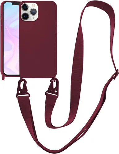 Miniatura 28 de Funda compatible con iPhone 13 con correa, funda cruzada para iPhone con cordón, ajustable, a prueba de golpes, protección contra caídas, funda