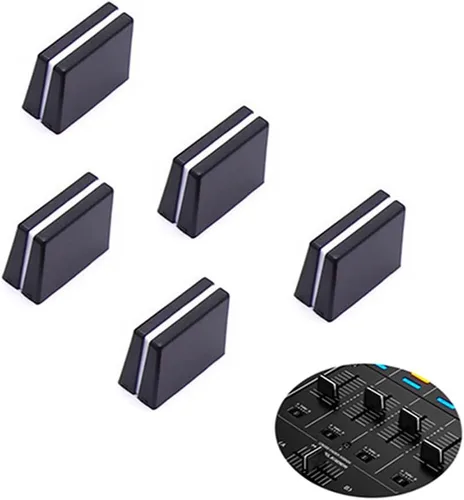 5 piezas Fader Cap Fader Perillas deslizantes para DJ Mezclador Consola Pioneer DJM 350 400 500 700 750 800 850 900NEXUS 900SRT 900NXS2 2000