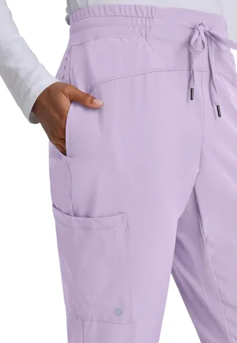 Miniatura 5 de Barco One Pantalón deportivo, pantalón quirúrgico de altura media, con tejido elástico de 4 vías y 3 bolsillos, para mujer