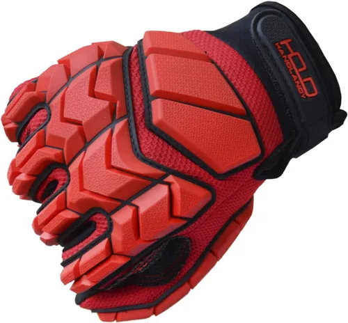 Miniatura 6 de AIGEVTURE Guantes de trabajo anti vibración para hombre, guantes mecánicos de impacto reductor TPR, guantes de seguridad con dedos y palma