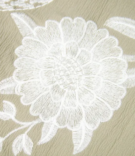 Miniatura 6 de Modegal Chaleco de lino floral para mujer, Y2K, sin mangas, ligero, bordado