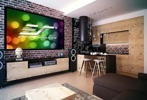 Miniatura 5 de Pantalla de proyección de marco fijo CineWhite, SableFrame 2