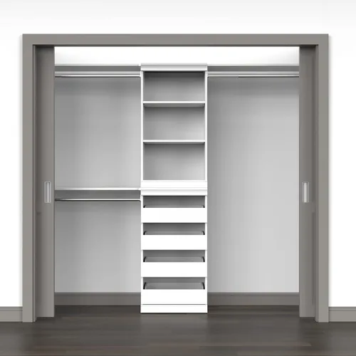 Miniatura 14 de ClosetMaid - Unidad de almacenamiento modular apilable de 3 estantes, color arena