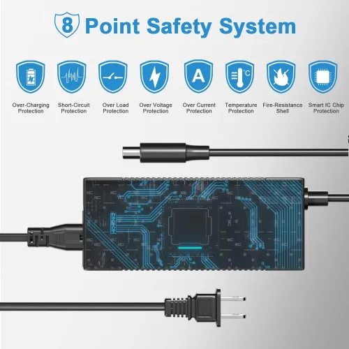 Miniatura 4 de Cargador de scooter eléctrico de 42V 2A adecuado para cargador de pájaro y lima, traje para pájaro, salto, lima, lima, S, Skip, Spin Xiaomi M365