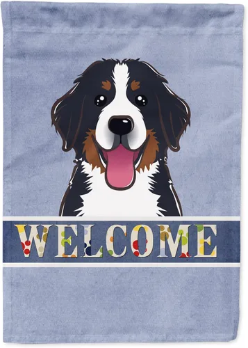 Miniatura 116 de Caroline's Treasures BB1405GF Bandera de jardín de bienvenida de bulldog inglés, Bandera de buzón azul, bandera decorativa para el patio, obra