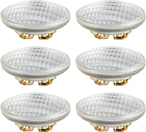Miniatura 8 de SHUWDKAR PAR36 Bombilla LED de paisaje de 6 W, 12 V-36 V CC/CA, 3000 K, blanco cálido, 600 lm (equivalente a halógeno de 36 W), lámpara de 6W 3000K