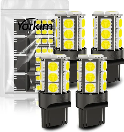 Miniatura 7 de Yorkim - Bombilla LED 194 ámbar, libre de error Canbus, 3-SMD 2835, T10 ámbar para interior, para luz de techo, mapa, puerta, cortesía, matrícula