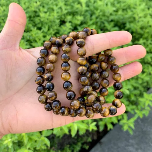 Miniatura 5 de Adabele 1pc Natural Stretch Gemstone Bracelet 8mm (0.31") Bead 7" to 8.5 inch Healing Crystal Energy Quartz Chakras Jewelry Women Men Girl Birthday