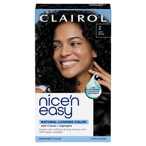 Miniatura 23 de Clairol Nice'n Easy - Tinte permanente para el cabello, color azul negro 2BB, paquete de 1 unidad 2BB Azul Negro