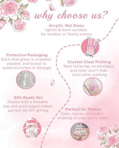 Miniatura 3 de Regalitos para Baby Shower para Invitados - 50 Juegos Temática de Mariposa Baby Shower una Pequeña Mariposa Está en Camino Vasos de Chupito y Cajas