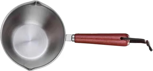 Miniatura 7 de Ollas de leche, ollas de sopa de acero inoxidable 304, calentador de mantequilla, 6.8 fl oz, mini ollas de aceite, cacerola pequeña con boquillas