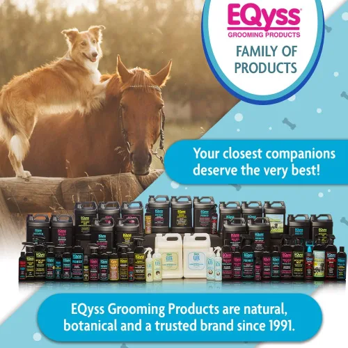 Miniatura 5 de EQyss Premier Pet Spray hidrata y acondiciona para una piel y un pelaje saludables, no graso, repele el polvo y la suciedad, ideal para perros