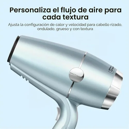 Miniatura 6 de INFINITI PRO CONAIR SmoothWrap Secador de Cabello, Secador con Accesorios Difusor y Concentrador, Tecnología Avanzada de Plasma y Cerámica para Menta