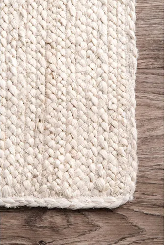 Miniatura 5 de Alfombras de granja tejidas a mano para sala de estar, alfombra rectangular trenzada a mano natural para dormitorio, cocina, sala de estar