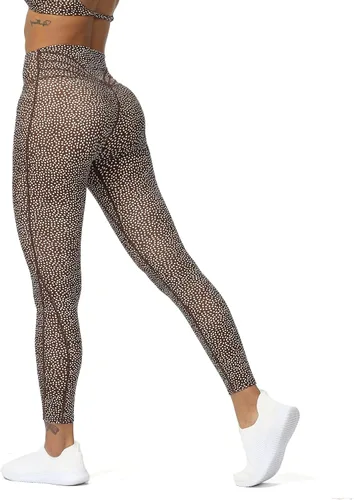 Miniatura 32 de Aoxjox Leggings de entrenamiento de cintura alta para mujer, pantalones de yoga Trinity, 26.5 pulgadas Negro
