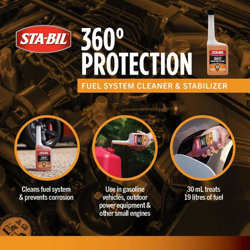 Miniatura 8 de Sta-bil 22274 Tratamiento y estabilizador de combustible de etanol, 10 onzas