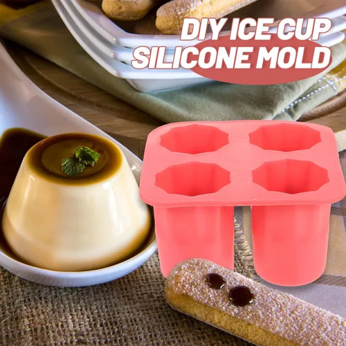 Miniatura 7 de Bandeja de cubitos de hielo de silicona, molde para cubitos de hielo, bandeja de hielo, bandejas para cubitos de hielo