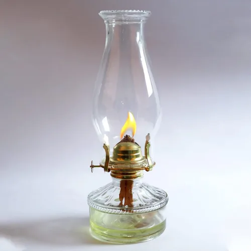 Miniatura 4 de Lámpara de aceite para chimenea, lámpara de huracán, repuesto de vidrio, base transparente de 3 pulgadas para pantalla de lámpara de queroseno