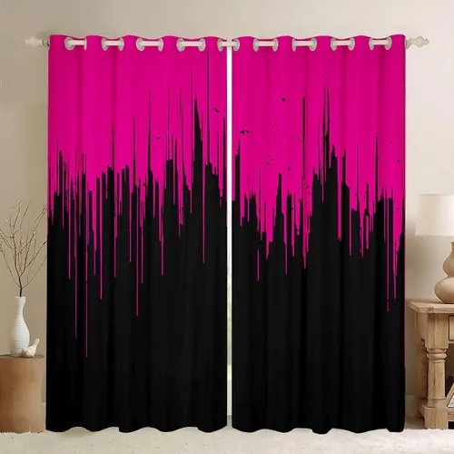 Miniatura 21 de Feelyou Cortinas de ventana para jugadores, cortinas de juego para niños, niñas y adolescentes, decoración de habitación, consola de juego, cortinas