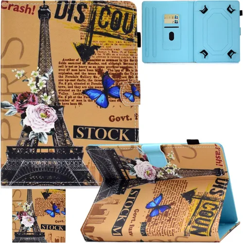 Miniatura 8 de Funda universal para tablet de 9.0 a 10.5 pulgadas, ranuras para tarjetas para iPad 9.7/iPad 10.2/iPad 10.5/Galaxy Tab 3 10.1/Tab 4 10.1/Tab S3 Oso