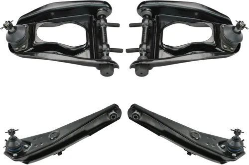 Miniatura 21 de TRQ Brazo de control delantero superior e inferior con rótula juego de 4 piezas compatible con Land Rover Range Rover 2003-2012