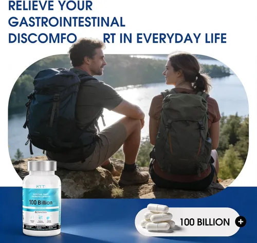Miniatura 4 de KTT Probióticos 100B CFU, 26 cepas para la salud intestinal y el apoyo inmunológico, promueve el equilibrio digestivo y la regularidad, cápsulas