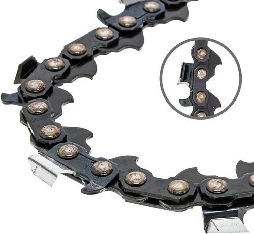 Miniatura 3 de 8TEN Cadena de motosierra semi cincel de 6 pulgadas .050 1/4 42 DL para Worx WG320 Black & Decker LLP120 (paquete de 3)