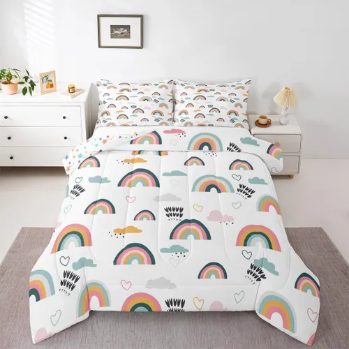 Miniatura 38 de Erosebridal - Juego de edredón con bandera estadounidense, juego de edredón de plumón tamaño individual para niños y adolescentes, juego de edredón