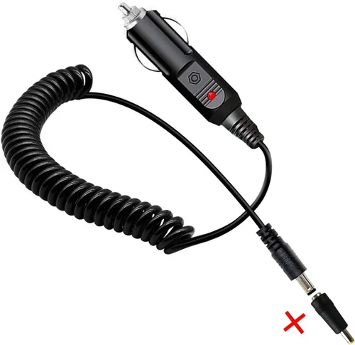 Miniatura 7 de DOCA Adaptador de vehículo CC Lightning Cargador de coche Cable de fuente de alimentación de 4 pies de largo para reproductor de DVD portátil