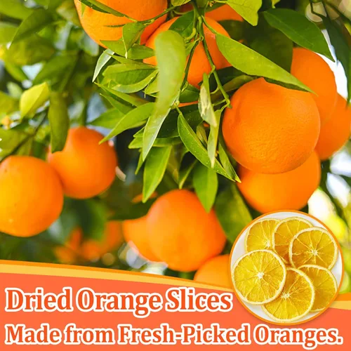 Miniatura 2 de Rebanadas de naranja seca de 4.23 onzas, rebanadas de naranja deshidratadas para decoración de cóctel y mixología, cítricos secos naturales sin