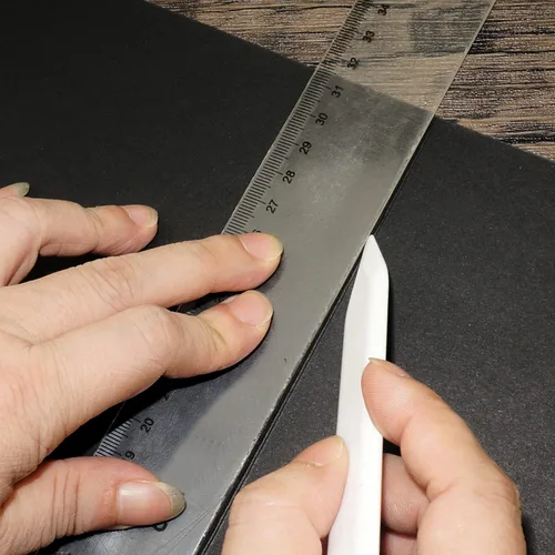 Miniatura 7 de Carpeta de hueso y herramienta de puntuación, herramienta plegable de papel, Creaser de origami de hueso para hacer tarjetas de álbumes de recortes