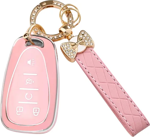 Miniatura 8 de TECARATE Funda para llavero VW – Funda de TPU suave compatible con VW Jetta Atlas Golf Polo Passat MK8 Tiguan Beetle Gti Smart Remote Key (3 botones)
