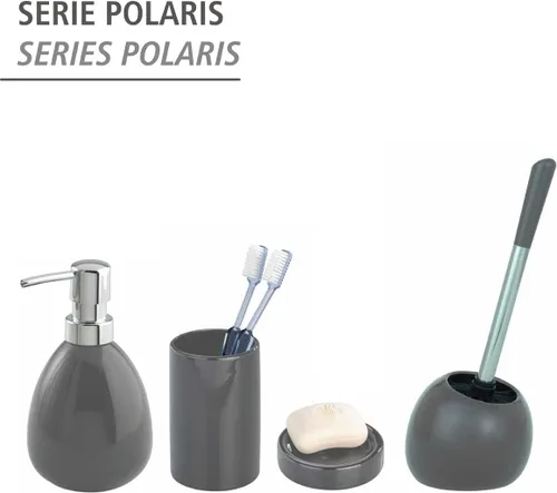 Miniatura 6 de WENKO Dispensador de jabón de manos de cerámica para baño, dispensador de jabón líquido recargable, encimera, botella con bomba para cocina y baño